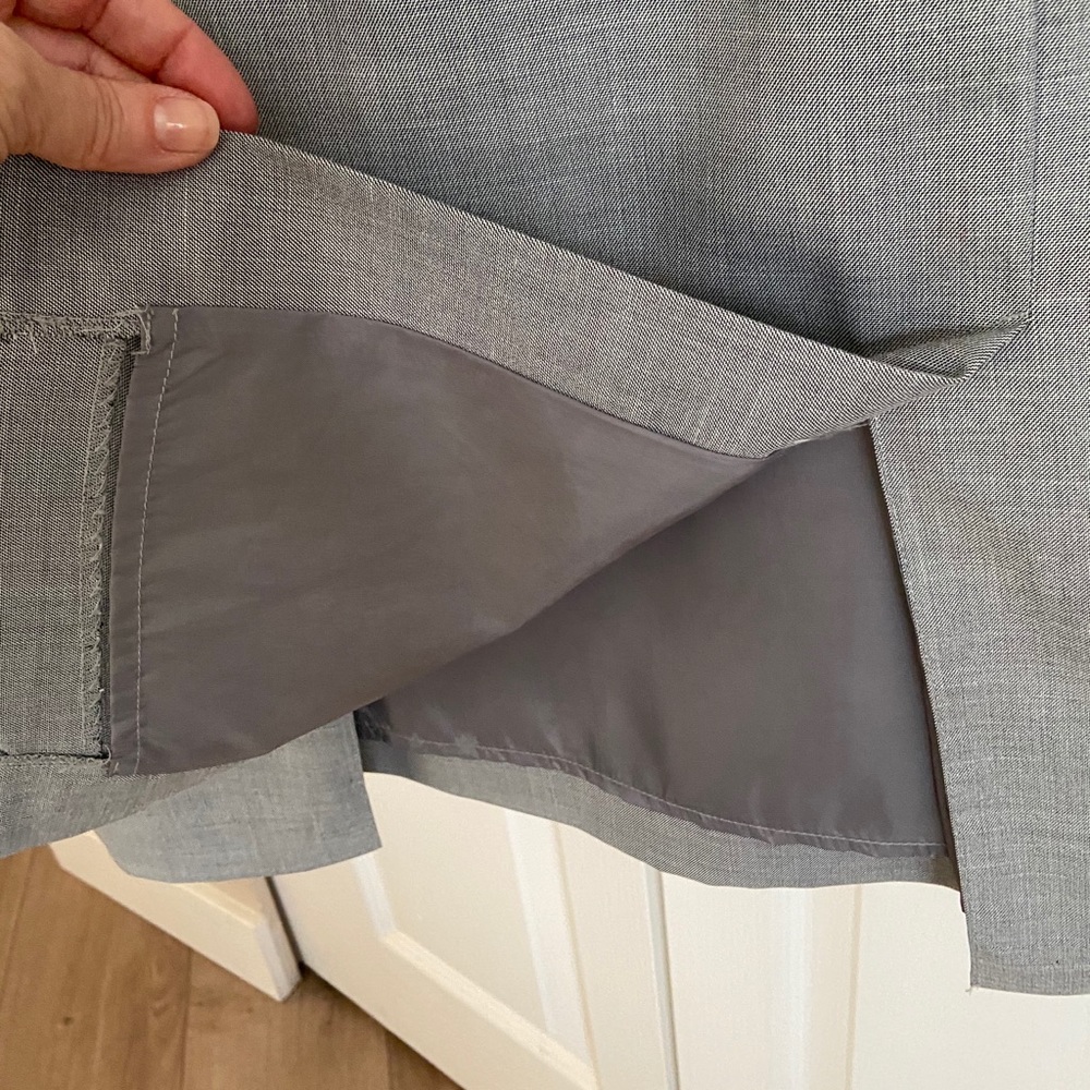 Pencil skirt w double back slit fully lined - Picture 4 of 4